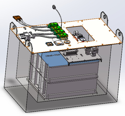 батарея лития 884mmx494mmx670mm грузоподъемника 51.2v270Ah
