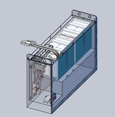 батарея лития 51.2V 300Ah Lifep04 с системой отопления батареи