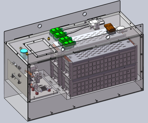 жизнь цикла батареи лития 3000 трактора 51.2v200ah